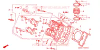 CULASSE DE CYLINDRE AVANT pour Honda VTR 1000 FIRE STORM BLACK de 2004