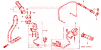 COMMODO   LEVIER   CABLE pour Honda VTR 1000 FIRE STORM de 1997
