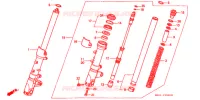 FOURCHE pour Honda VTR 1000 FIRE STORM de 1997