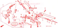 GUIDON   TE DE FOURCHE (VTR1000FV/X) pour Honda VTR 1000 FIRE STORM de 1997