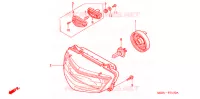 PHARE pour Honda VTR 1000 FIRE STORM de 1997