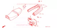 SELLE   CARENAGE ARRIERE pour Honda VTR 250 de 1989
