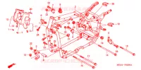CADRE pour Honda VTX 1300 S de 2005
