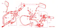 COMMODOS   POIGNEES pour Honda VTX 1300 S de 2005