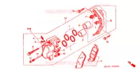 ETRIER DE FREIN AVANT pour Honda VTX 1300 S de 2005