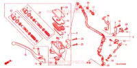 MAITRE CYLINDRE DE FREIN AVANT pour Honda VTX 1300 S de 2005