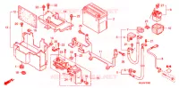 BATTERIE pour Honda VTX 1300 TOURING de 2008