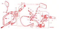 COMMODOS   POIGNEES pour Honda VTX 1300 TOURING de 2008