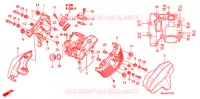 COUVRE CULASSE AVANT pour Honda VTX 1300 TOURING de 2008