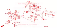 GUIDON   TE DE FOURCHE pour Honda VTX 1300 TOURING de 2008
