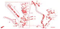 MAITRE CYLINDRE DE FREIN AVANT pour Honda VTX 1300 TOURING de 2008