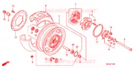 ROUE ARRIERE pour Honda VTX 1300 TOURING de 2008