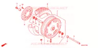 ROUE AVANT pour Honda VTX 1300 TOURING de 2008