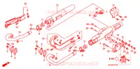 SILENCIEUX D'ECHAPPEMENT pour Honda VTX 1300 TOURING de 2008