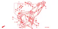 CARROSSERIE DE CHASSIS  pour Honda 125 VARADERO série limité de 2004