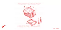 CYLINDRE pour Honda XR 100 MOTARD de 2008