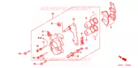 ETRIER DE FREIN AVANT pour Honda XR 100 MOTARD de 2008