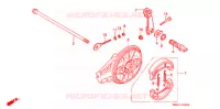 FLASQUE   MACHOIRES DE FREIN ARRIERE pour Honda XR 100 de 1998