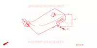 SELLE pour Honda XR 100 de 1998