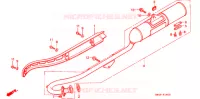 SILENCIEUX D'ECHAPPEMENT pour Honda XR 100 de 1998