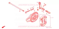 FLASQUE   MACHOIRES DE FREIN ARRIERE pour Honda XR 100 de 2000