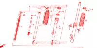 FOURCHE pour Honda XR 100 de 2000