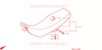 SELLE pour Honda XR 100 de 2000
