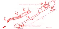 SILENCIEUX D'ECHAPPEMENT (XR100RX/Y) pour Honda XR 100 de 2000