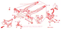 BRAS ARRIERE pour Honda XR 200 R de 1984