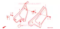 COUVERCLES LATERAUX pour Honda XR 200 R de 1984