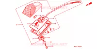 FEU ARRIERE pour Honda XR 200 R de 1984