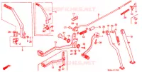 PEDALE pour Honda XR 200 R de 1984