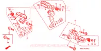 REPOSE PIED pour Honda XR 200 R de 1984