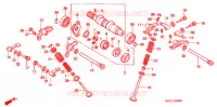 ARBRE A CAMES   SOUPAPE pour Honda XR 250 MOTARD de 2007