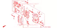 ETRIER DE FREIN AVANT pour Honda XR 250 MOTARD de 2007