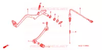 PEDALE pour Honda XR 250 MOTARD de 2007