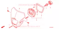 PHARE (XR2506/7) pour Honda XR 250 MOTARD de 2007