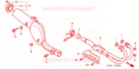 SILENCIEUX D'ECHAPPEMENT pour Honda XR 250 MOTARD de 2007