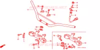 GUIDON   TE DE FOURCHE pour Honda XR 250 BAJA With speed warning light de 1996