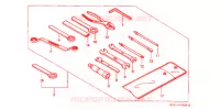 OUTIL pour Honda XR 250 BAJA With speed warning light de 1996