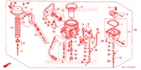 CARBURATEUR pour Honda XR 250 BAJA Without speed warning light de 1997