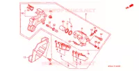 ETRIER DE FREIN ARRIERE pour Honda XR 250 L de 1991