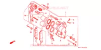ETRIER DE FREIN AVANT pour Honda XR 250 L de 1992