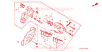 ETRIER DE FREIN ARRIERE pour Honda XR 250 L de 1992