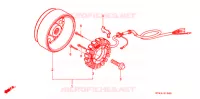 ALTERNATEUR pour Honda XR 250 L de 1992