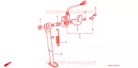 BEQUILLE pour Honda XR 250 L de 1992