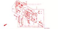 ETRIER DE FREIN AVANT pour Honda XR 250 L de 1992