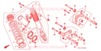 AMORTISSEUR ARRIERE pour Honda XR 250 L de 1993