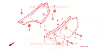COUVERCLES LATERAUX pour Honda XR 250 L de 1993