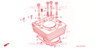CYLINDRE pour Honda XR 250 L de 1993